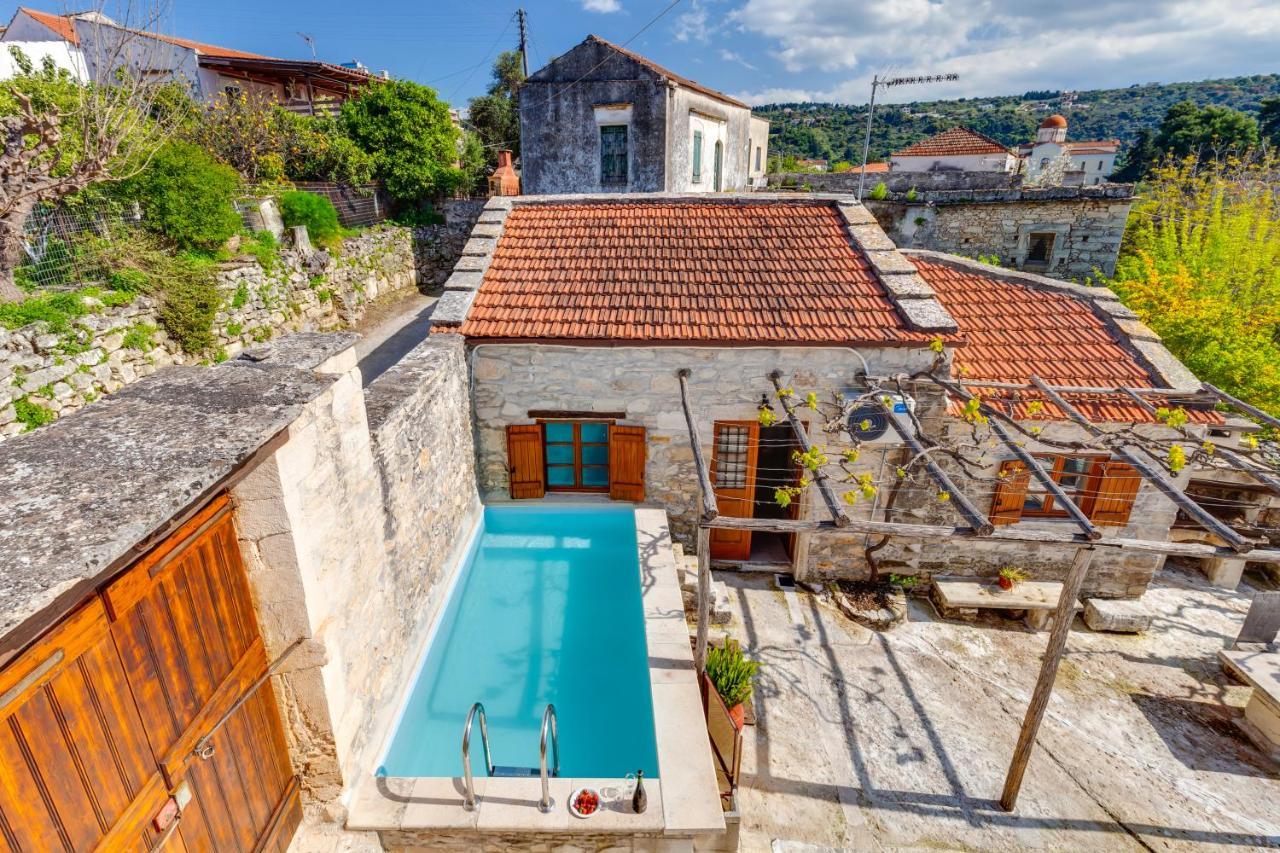 Traditional Home Vereniki With Heated Pool - By Apokoronas Villas Gavalochori Exterior foto