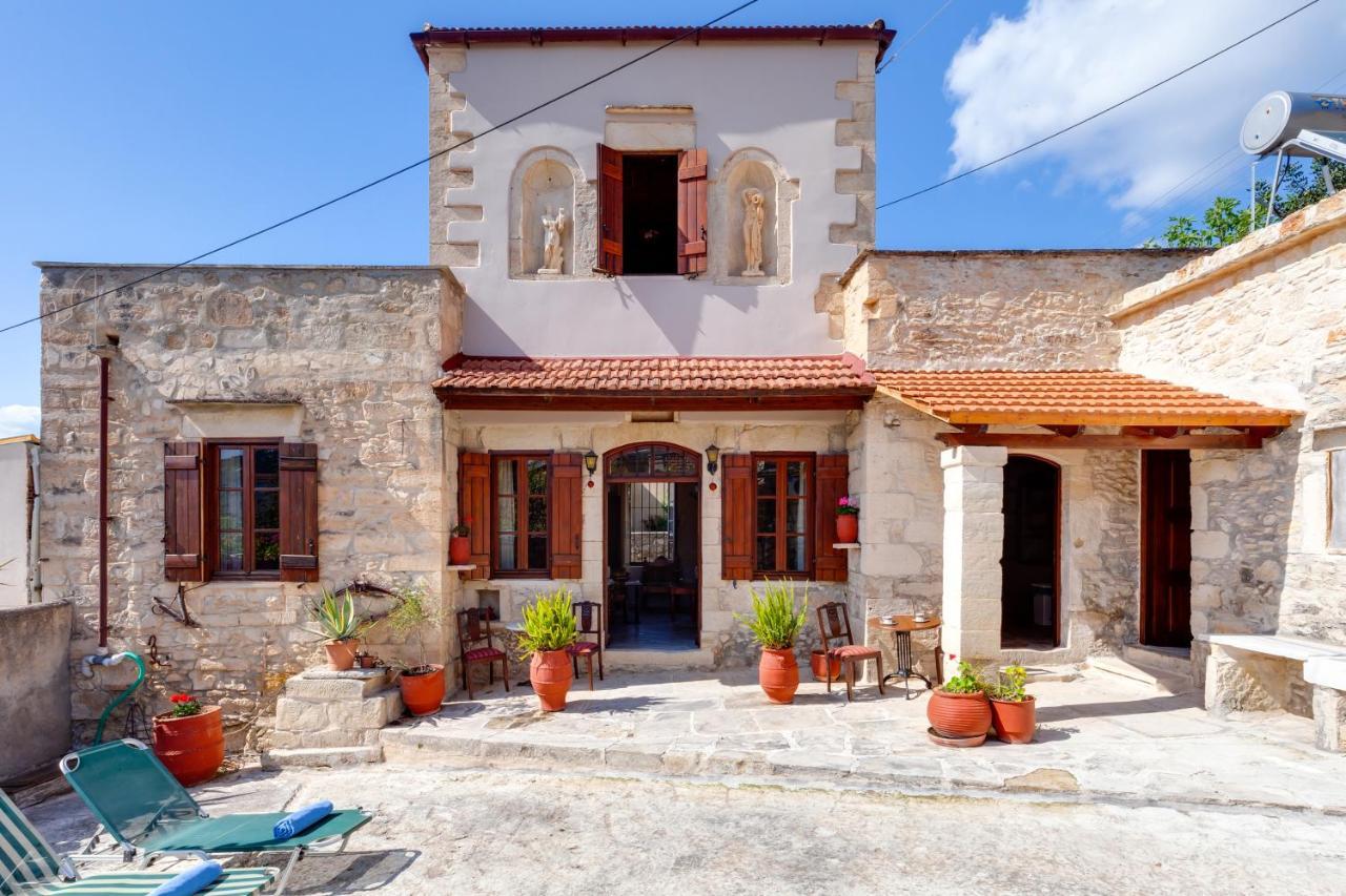 Traditional Home Vereniki With Heated Pool - By Apokoronas Villas Gavalochori Exterior foto